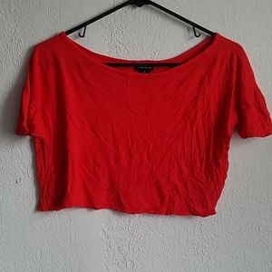 Red Crop Top